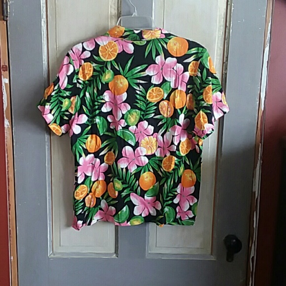 Tropical button up shirt - Picture 5 of 5